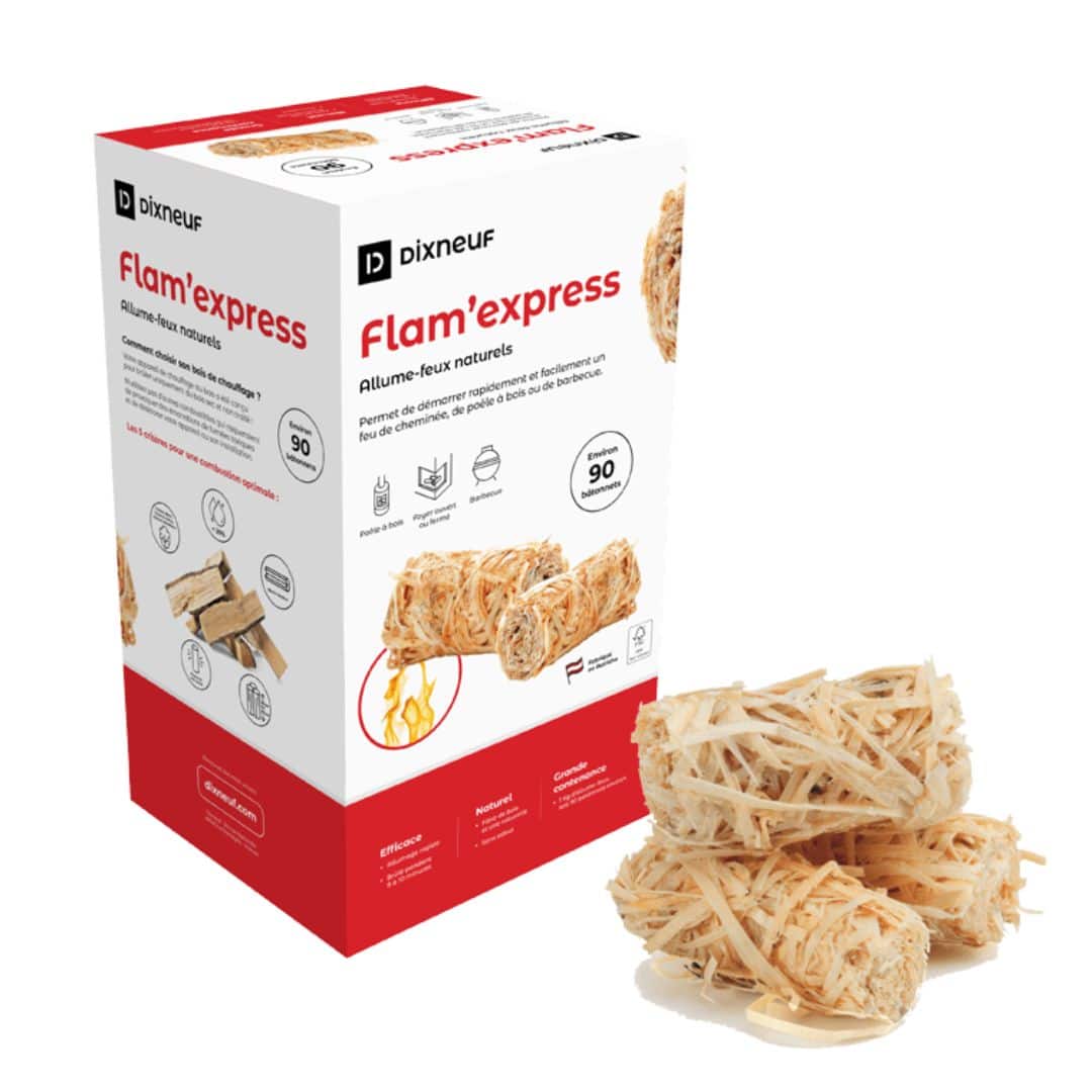 DixNeuf - Flam Express Laine de Bois